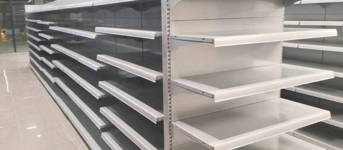 Installation of shelving equipment- My Market Metamorfosi