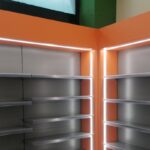 Installation of shelving equipment- OK! Anytime Markets Kipseli